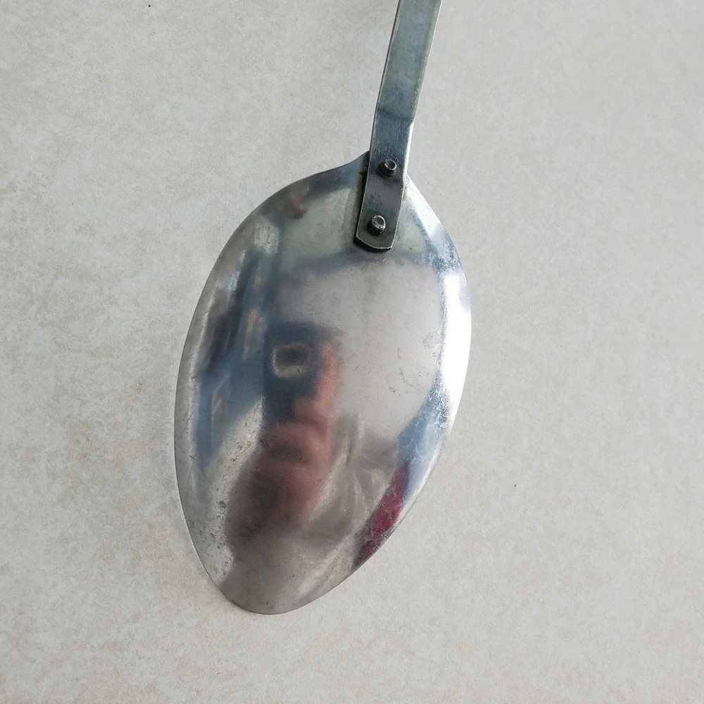 Vtg Regent Serving Spoon Silver White Eagle Pattern Stainless Japan Vintage 12in